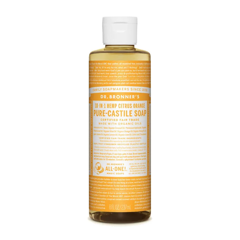 Dr. Bronner’s, Sitron & Appelsin Såpe 240 ml