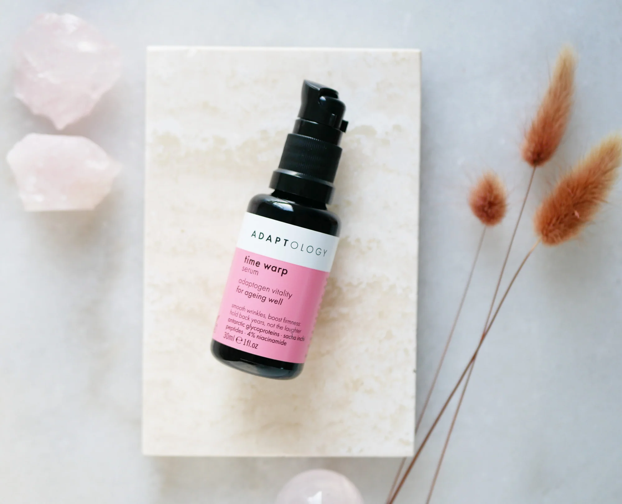 ADAPTOLOGY TIME WARP SERUM | Effektivt anti-age serum med niacinamid - Ansiktsserum - JK-Shop