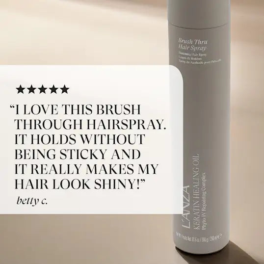 L'anza Keratin Healing Oil Brush Thru Hair Spray
