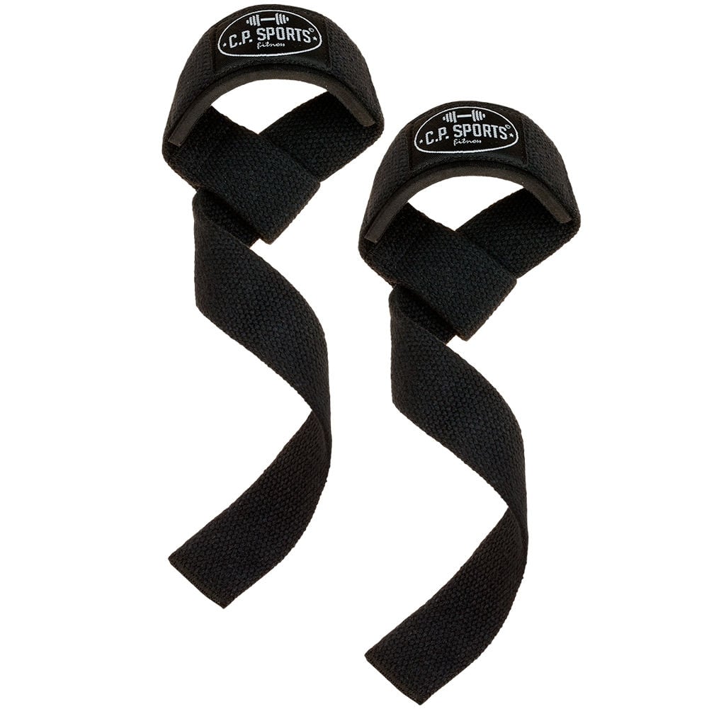 C.P. Sports Padded Lifting Straps Svart løftestropper