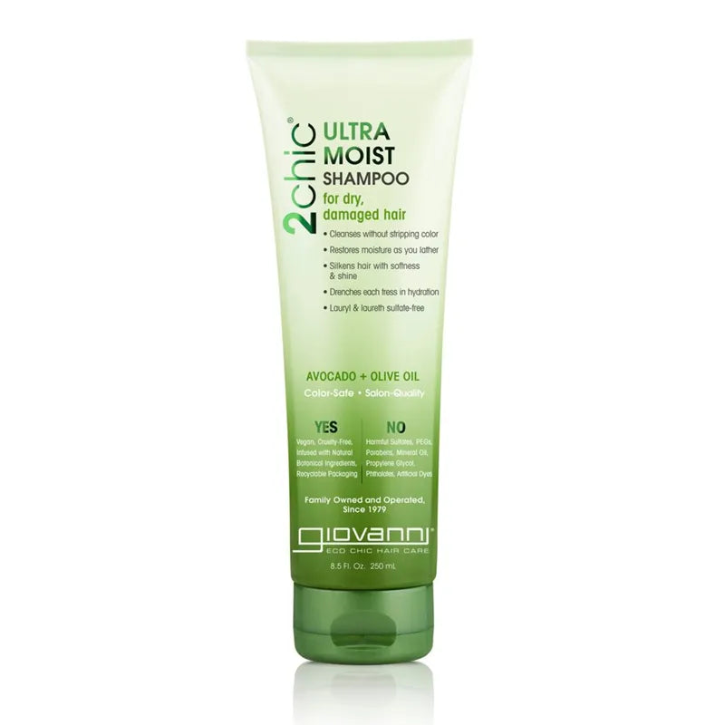 Giovanni, 2chic® Avocado & Olive Oil Ultra-Moist Shampoo 250 ml