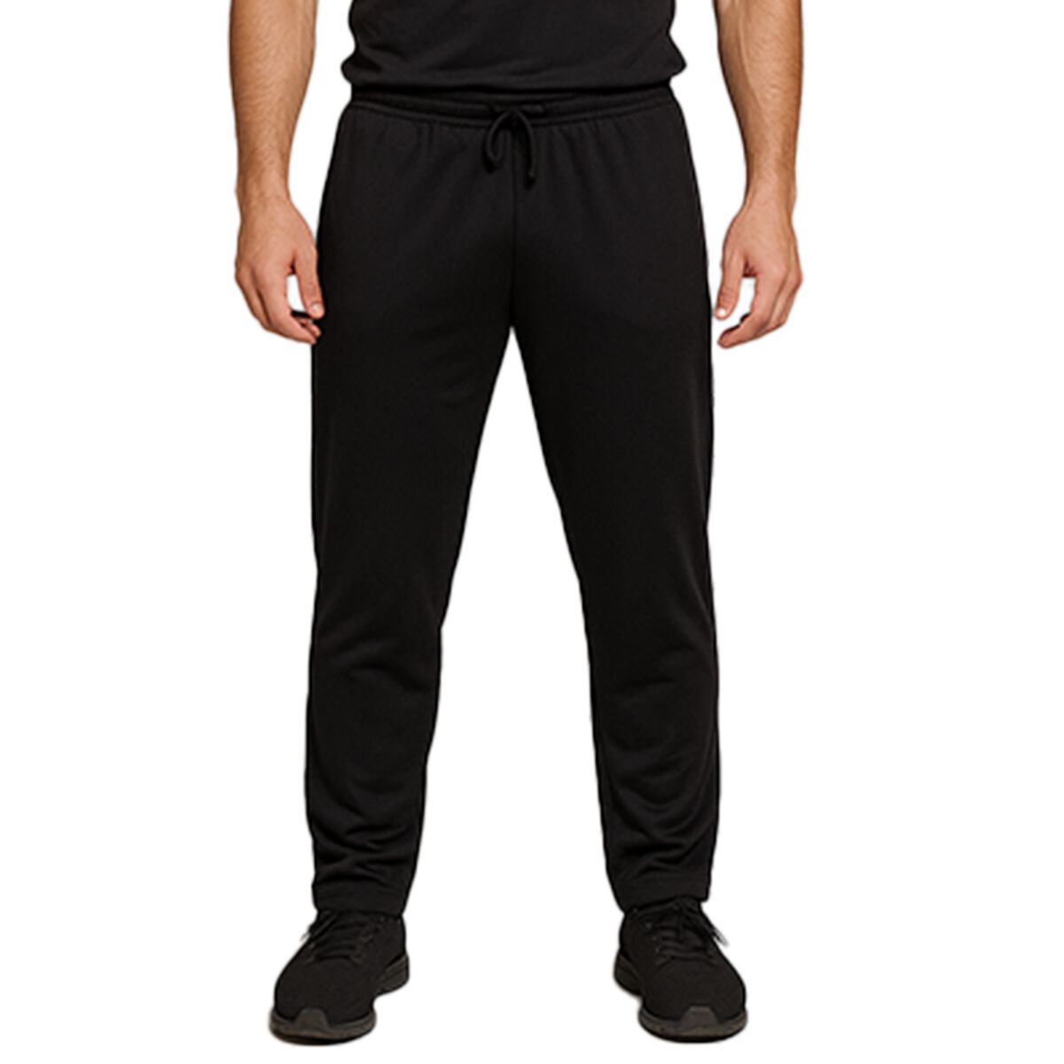 Star Wear Straight Mesh Bukse Svart treningsbukse