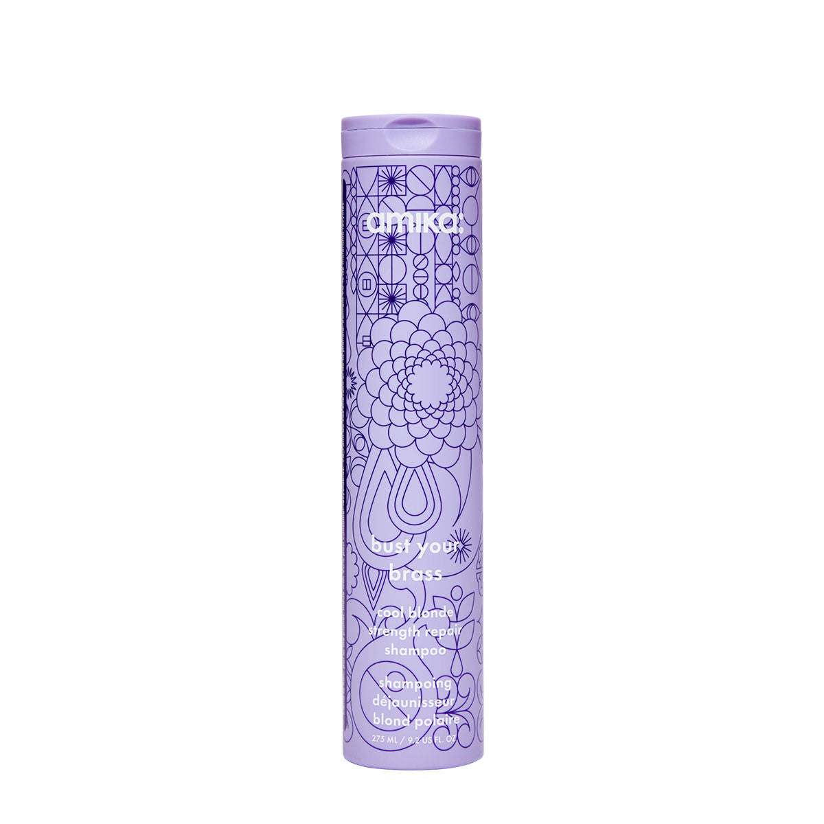 Amika Bust Your Brass Cool Blonde Repair Shampoo 275ml