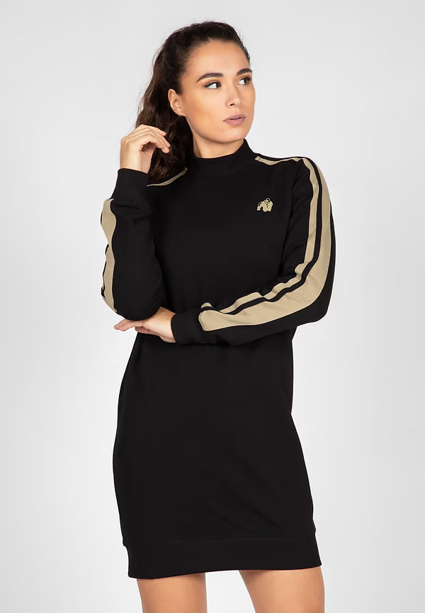 Gorilla Wear, Isabella Sweatshirt Dress, Black,