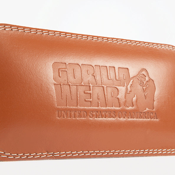 Padded Leather Lifting Belt (15cm), Brown, 2XL/3XL - GW