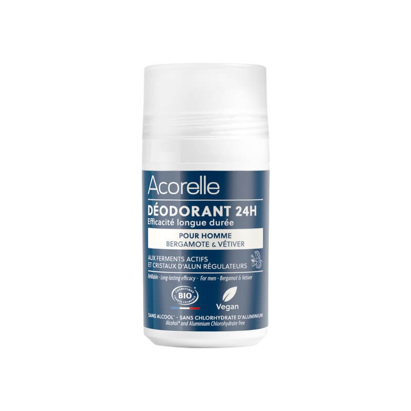 ACORELLE 24h Deodorant for Men - Bergamot & Vetiver-Deodorant-JKSHOP