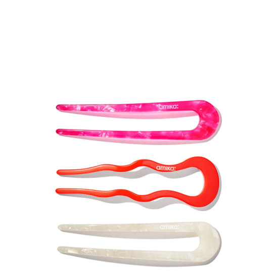 Amika French pins (set of 3) - Hårspenne - JK-Shop