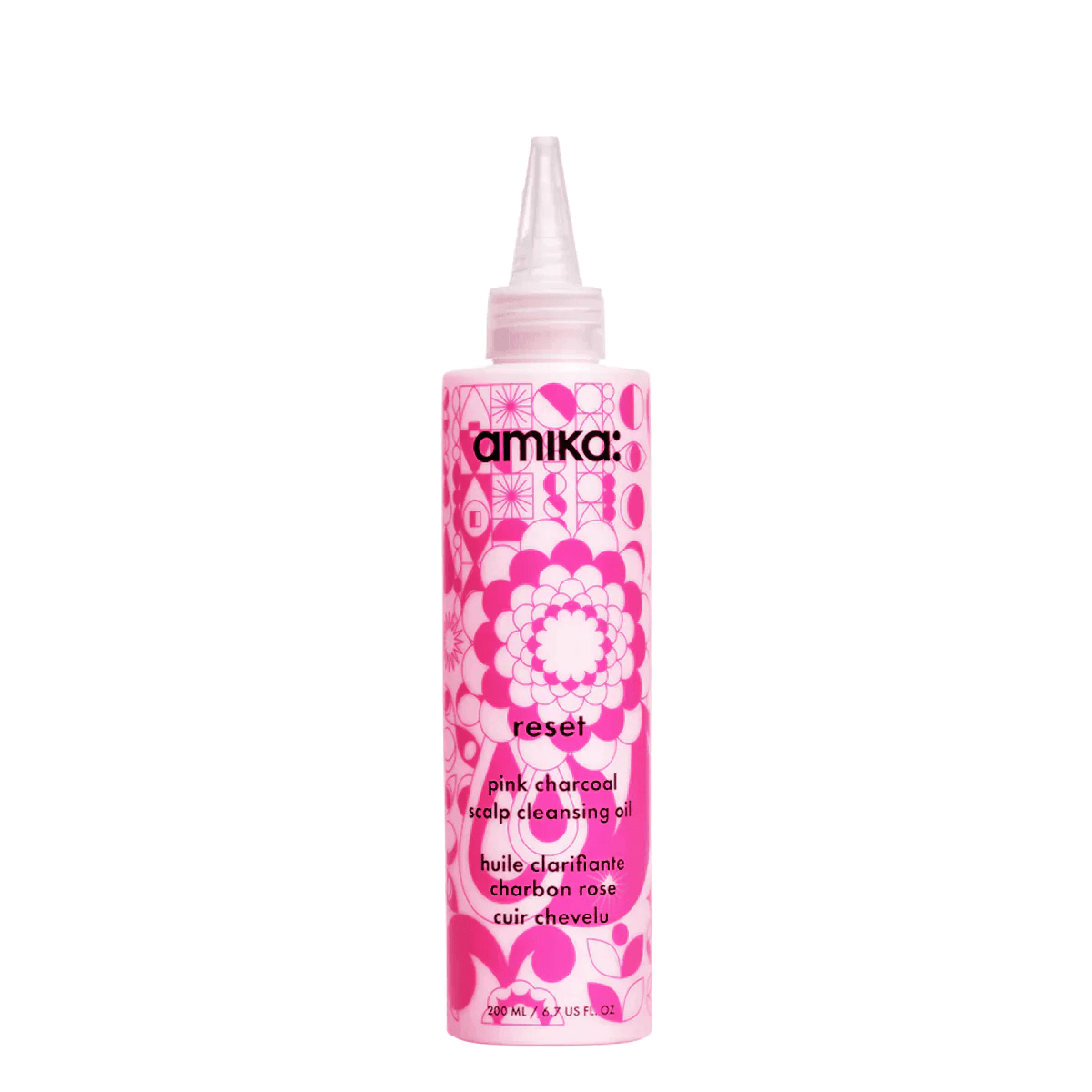 Amika Reset Pink Charcoal Scalp Cleansing Oil-Hodebunnspleie-JKSHOP
