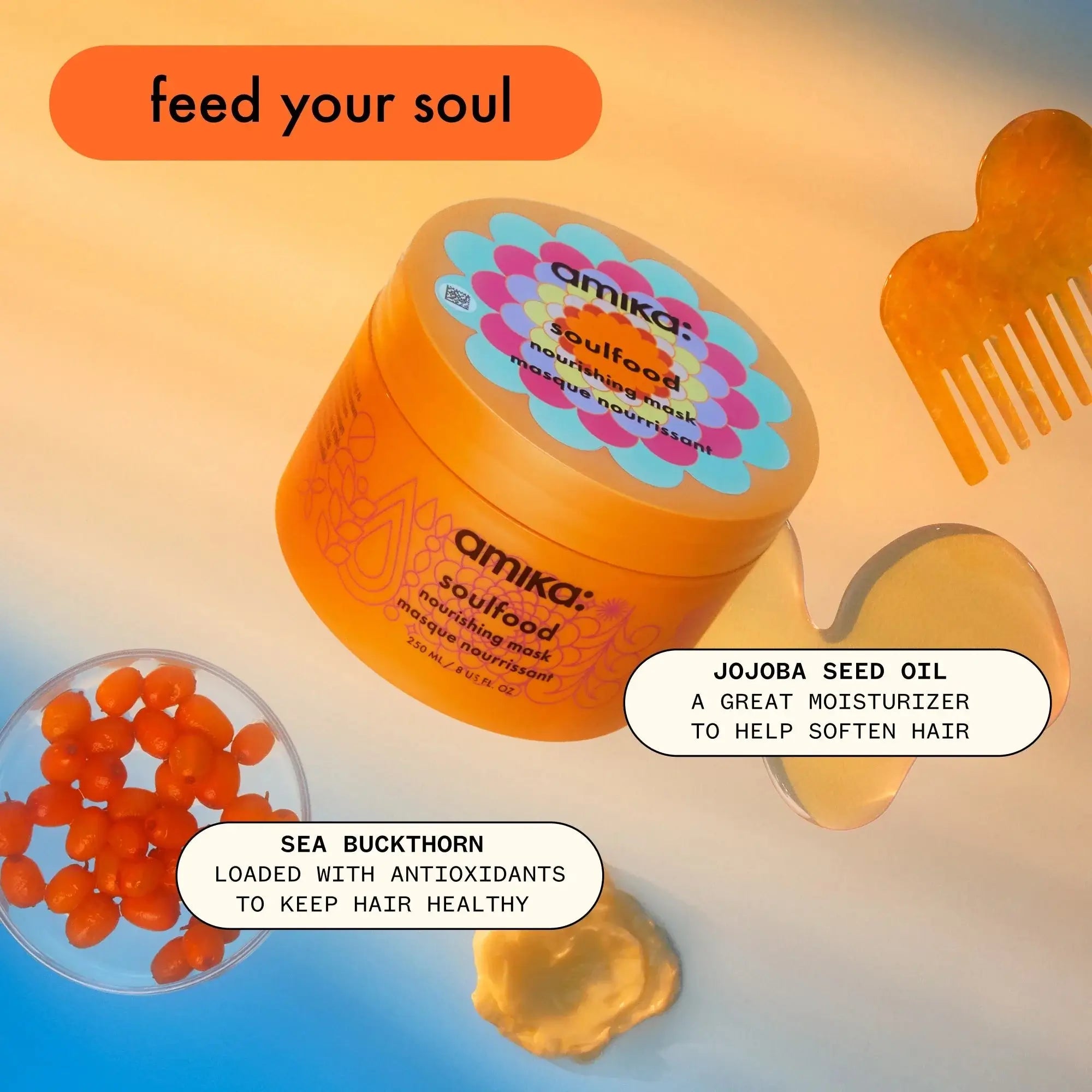 Amika Soulfood Nourishing Mask 250ml-Hårkur-JKSHOP