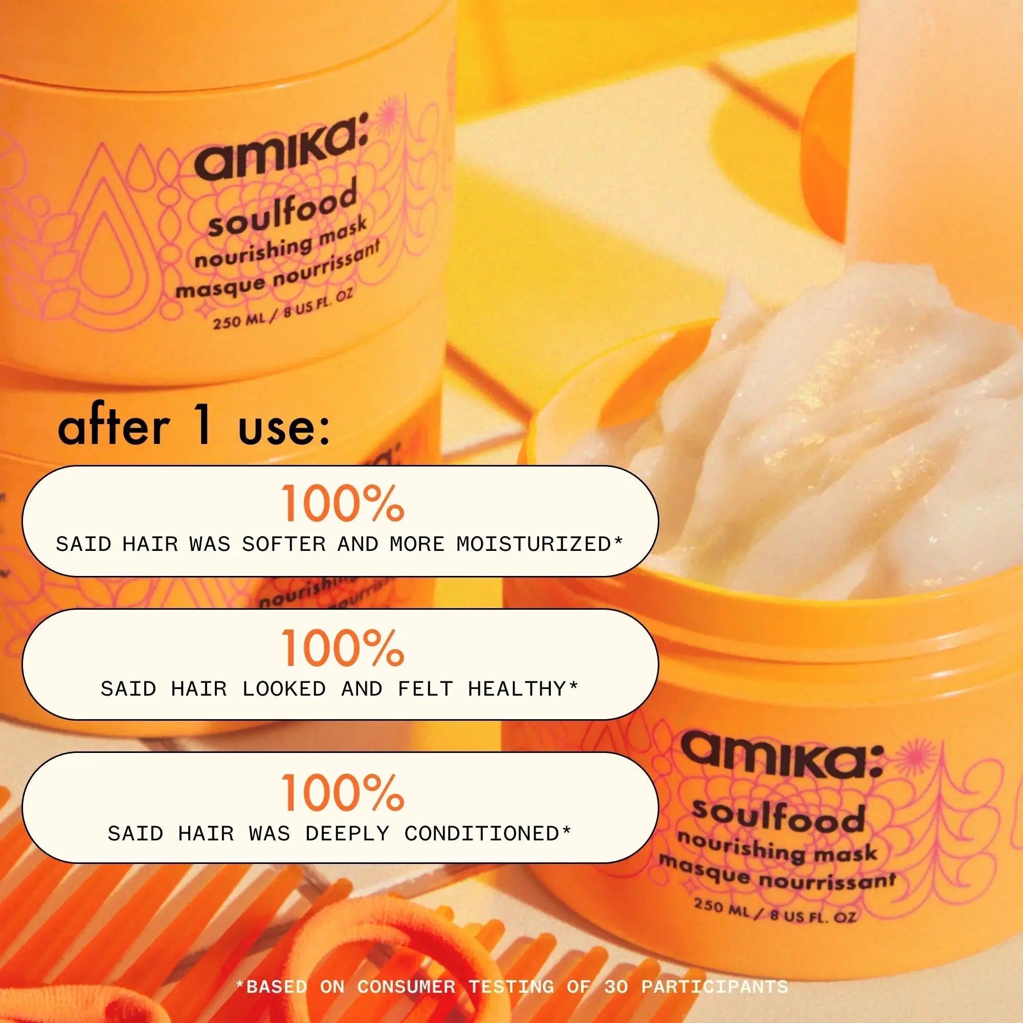 Amika Soulfood Nourishing Mask 30ml - Hårkur - JK-Shop