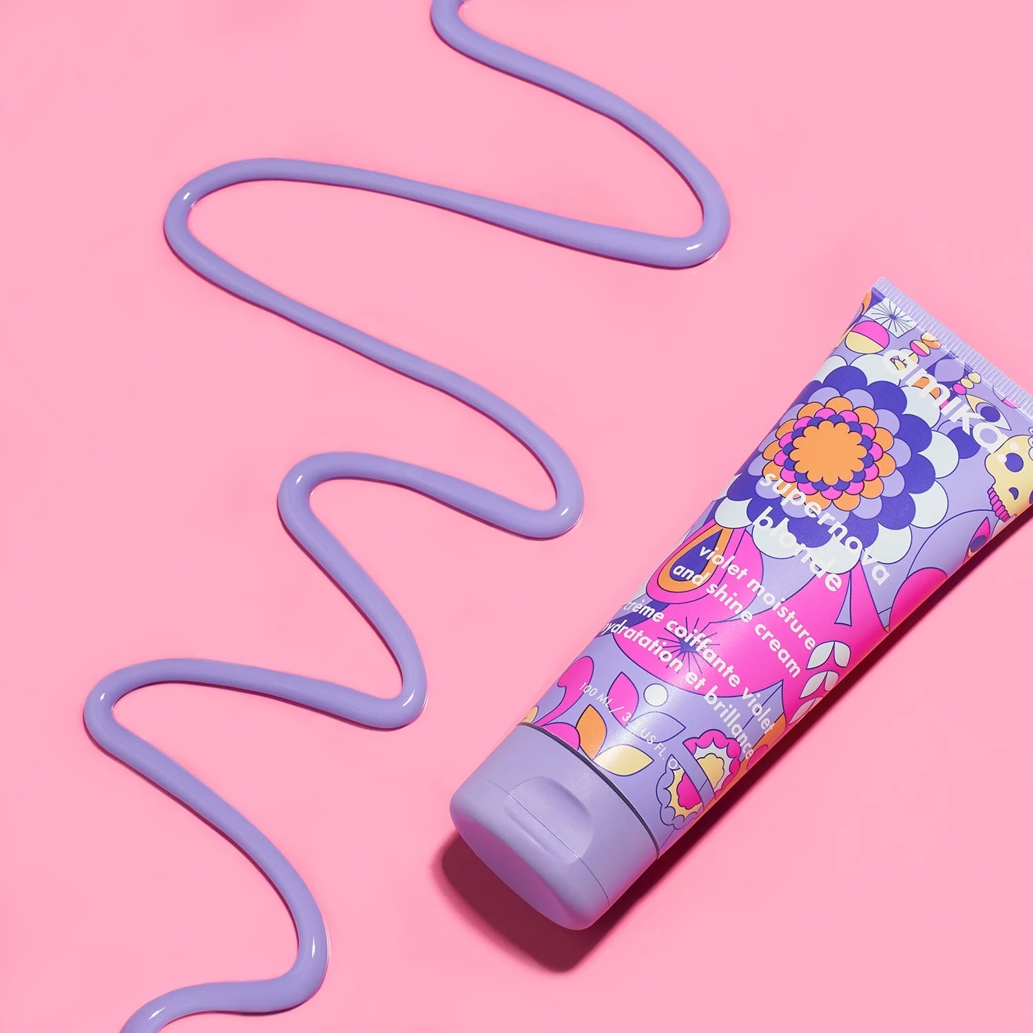 Amika Supernova Blonde Violet Moisture & Shine Cream-Leave-in-JKSHOP
