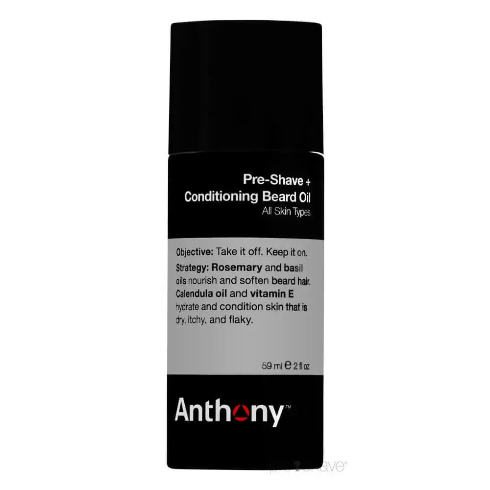 Anthony Pre-Shave + Conditioning Beard Oil, 59 ml.-Skjeggolje-JKSHOP