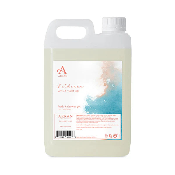 Arran Sense of Scotland Kildonan Bath & Shower Gel Orris and Violet Leaf 2 l Refill - Dusjsåpe - JK-Shop