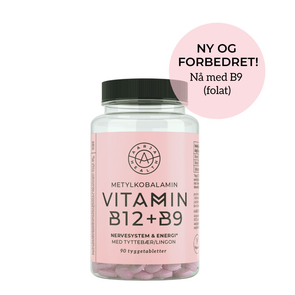 B12, B9 FOLAT & TYTTEBÆR - Vitaminer og kosttilskudd - JK-Shop