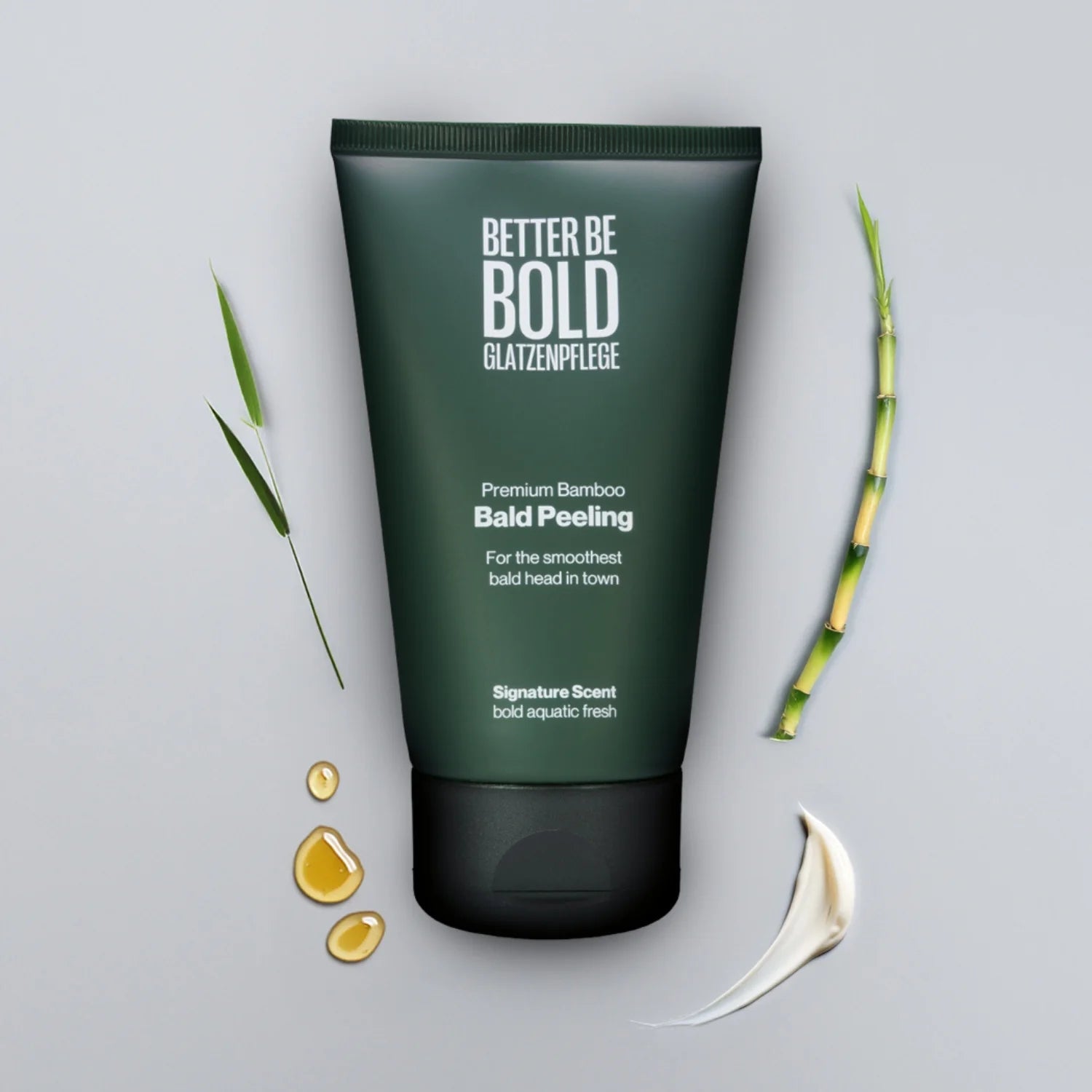 Better Be Bold Bald head scrub with bamboo fibers (anti-shine effect) 150 ml. - Hodebunnspleie - JK-Shop