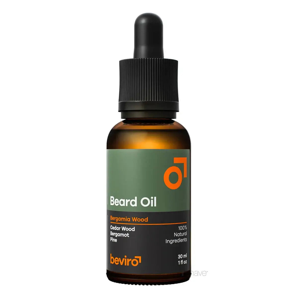 Beviro, Beard Oil- Bergamia Wood-Skjeggolje-JKSHOP