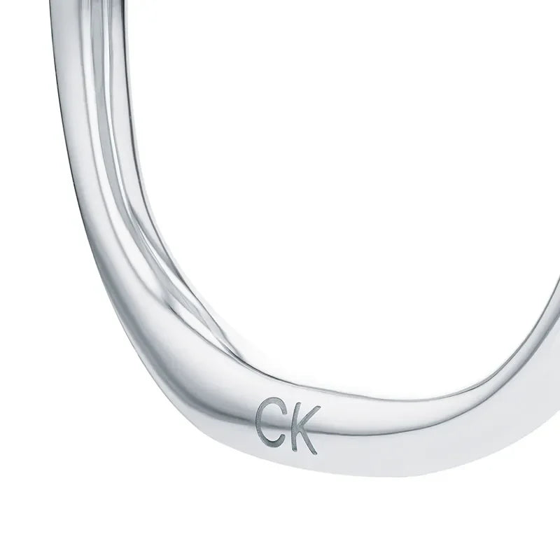 CALVIN KLEIN EARRINGS SCULPTURAL - - JK-Shop