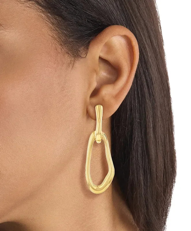 CALVIN KLEIN GP EARRINGS - Gull - Øredobber - JK-Shop