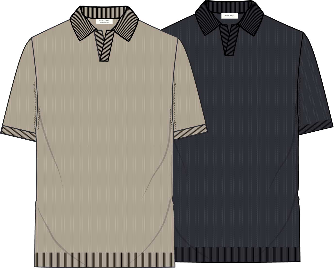 CASUAL FRIDAY, ARIK POLO KNIT - T-skjorter & polo - JK-Shop
