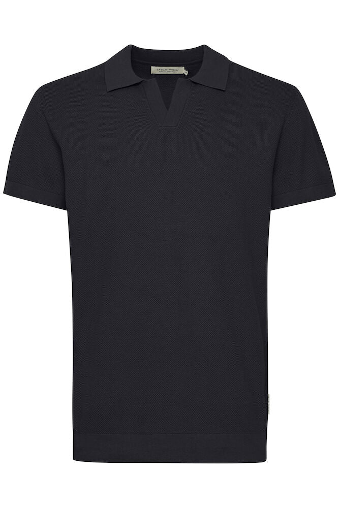 CASUAL FRIDAY, MATEO SS STRUCTURED POLO KNIT - T-skjorter & polo - JK-Shop