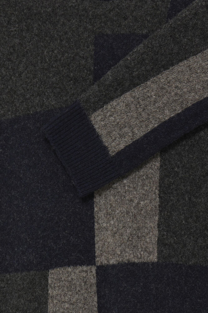 CASUAL FRIDAY, WIREN GEOMETRIC KNIT - Strikk - JK-Shop