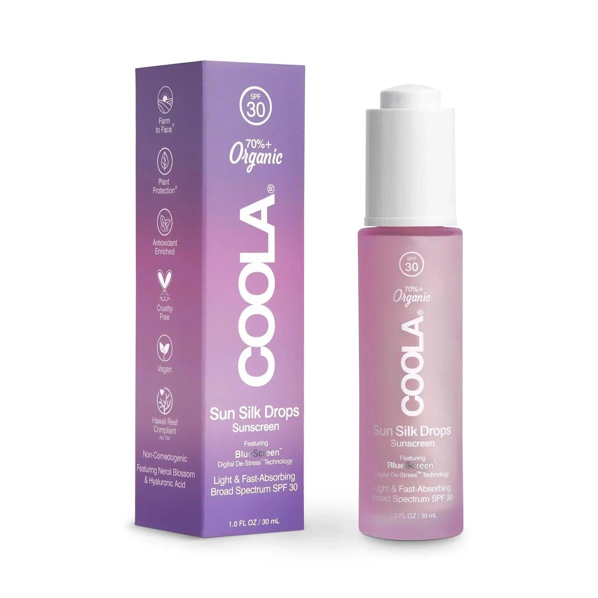 Coola, Sun Silk Drops SPF30-Ansiktsserum-JKSHOP