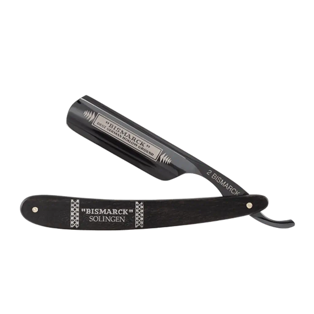 DOVO Straigh Razor 5/8"- Ebony Wood Black Inox-Barberkniv-JKSHOP