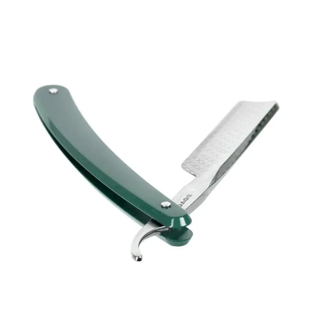 DOVO Straight Razor 5/8" RUNDE SACHE- Green-Barberkniv-JKSHOP