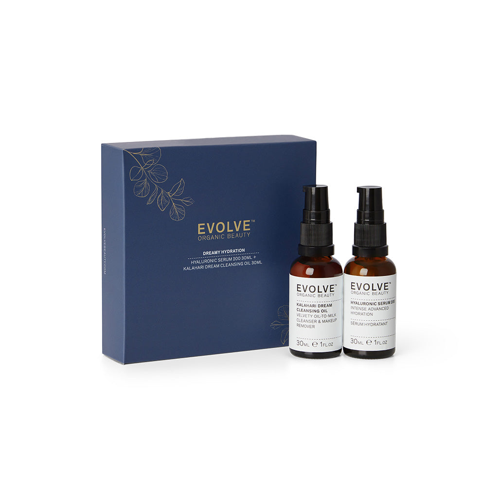 EVOLVE DREAMY HYDRATION Gavesett - Hyaluronic Serum + Kalahari Dream Cleansing Oil - Gavesett - JK-Shop