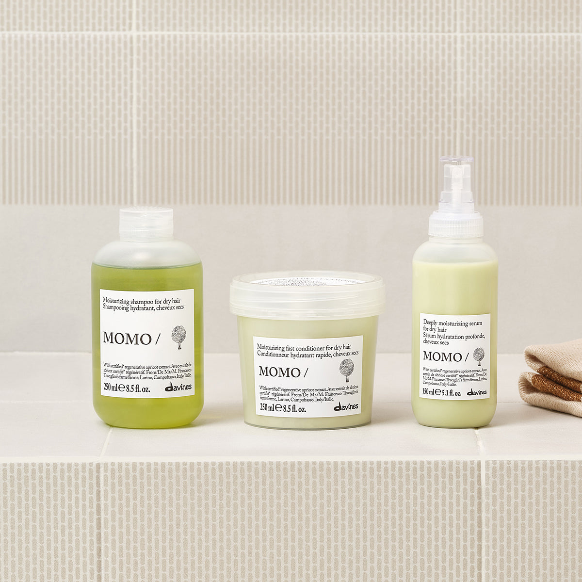 Davines Momo Conditioner 250 ml fra Essential Haircare, stemningsbilde