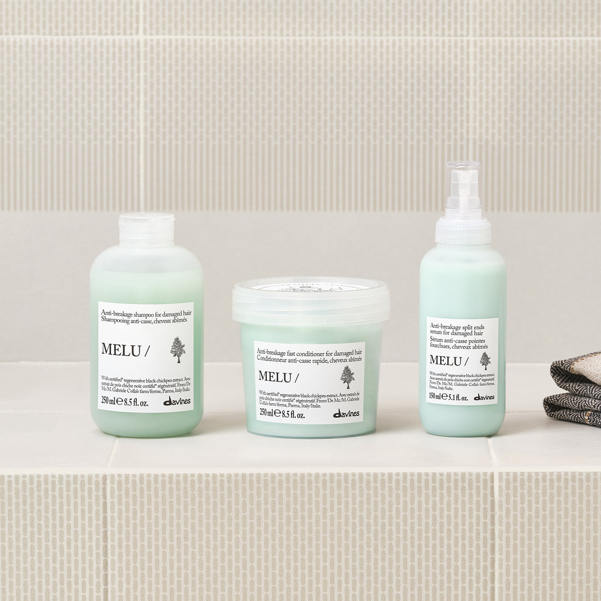 Davines Essential Haircare Melu Serum 150 ml, serum mot splittede tupper, bilde 2