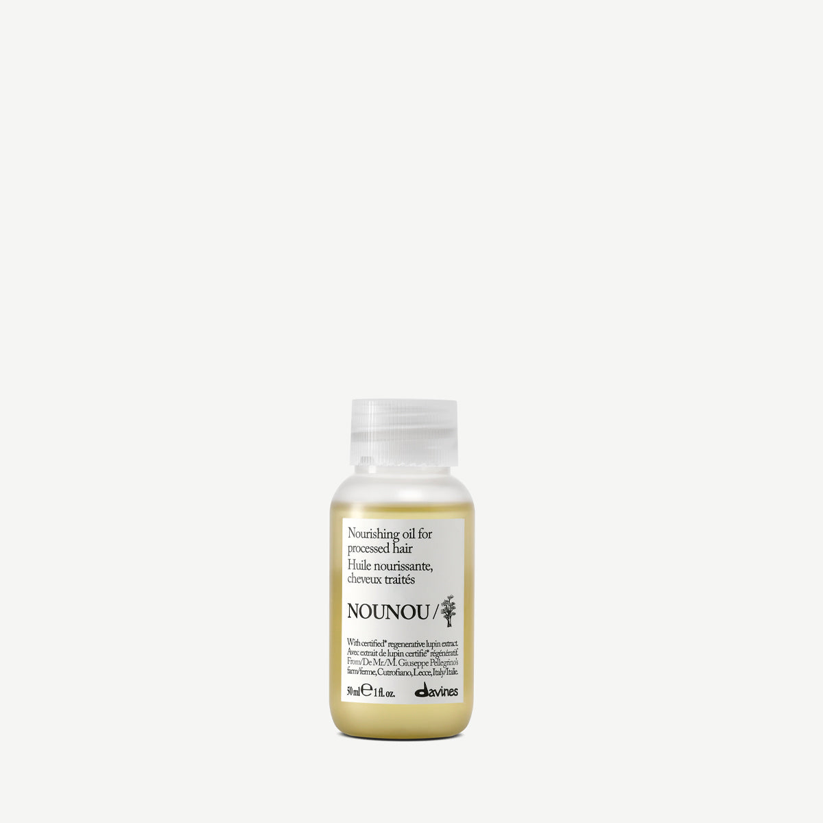 Davines Essential Haircare Nounou Oil 50 ml, nærende og reparerende hårolje