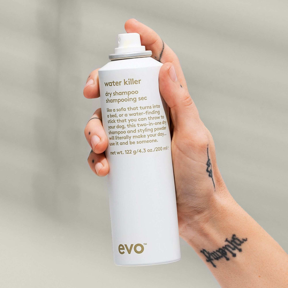 EVO Water Killer Dry Shampoo 200 ml - Tørrsjampo - JK-Shop