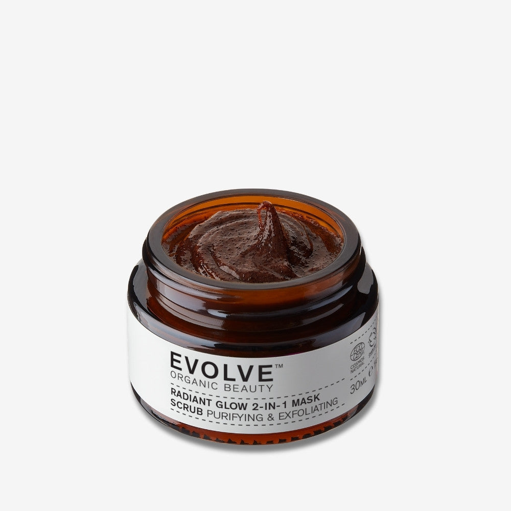 EVOLVE Radiant Glow 2-in-1 Mask Scrub - Ansiktsmaske - JK-Shop