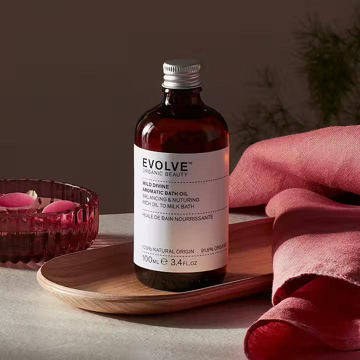 EVOLVE Wild Divine Aromatic Bath Oil 100m - Kroppsolje - JK-Shop