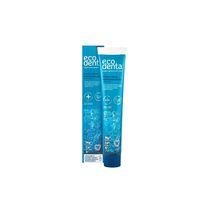 Ecodenta, Remineralising Tannkrem Med Fluor 75 ml - Tannkrem - JK-Shop