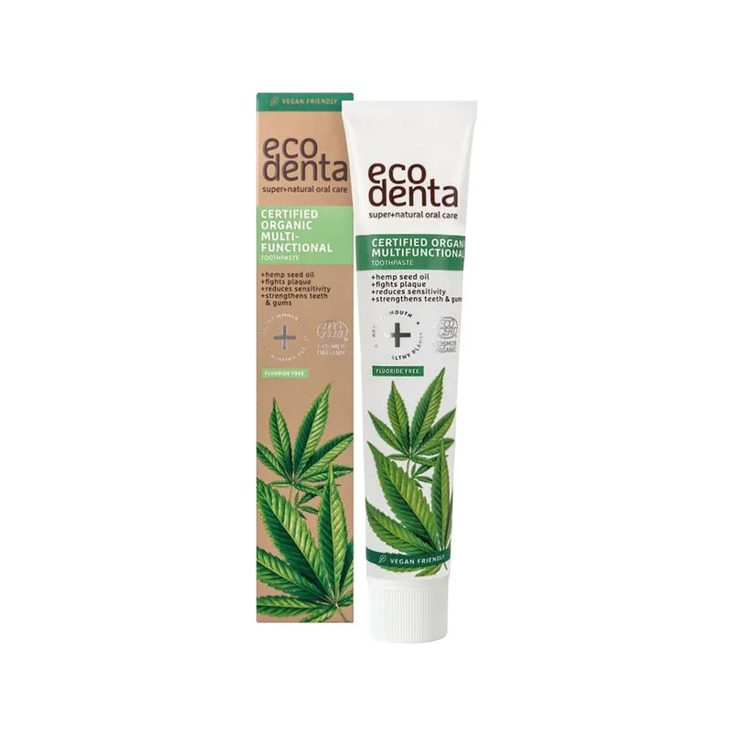 Ecodenta, Tannkrem Hampolje Uten Fluor 75 ml - Tannkrem - JK-Shop