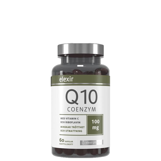 Elexir Pharma Coenzyme Q10 60 kapslar - Vitaminer & kosttilskudd - JK-Shop