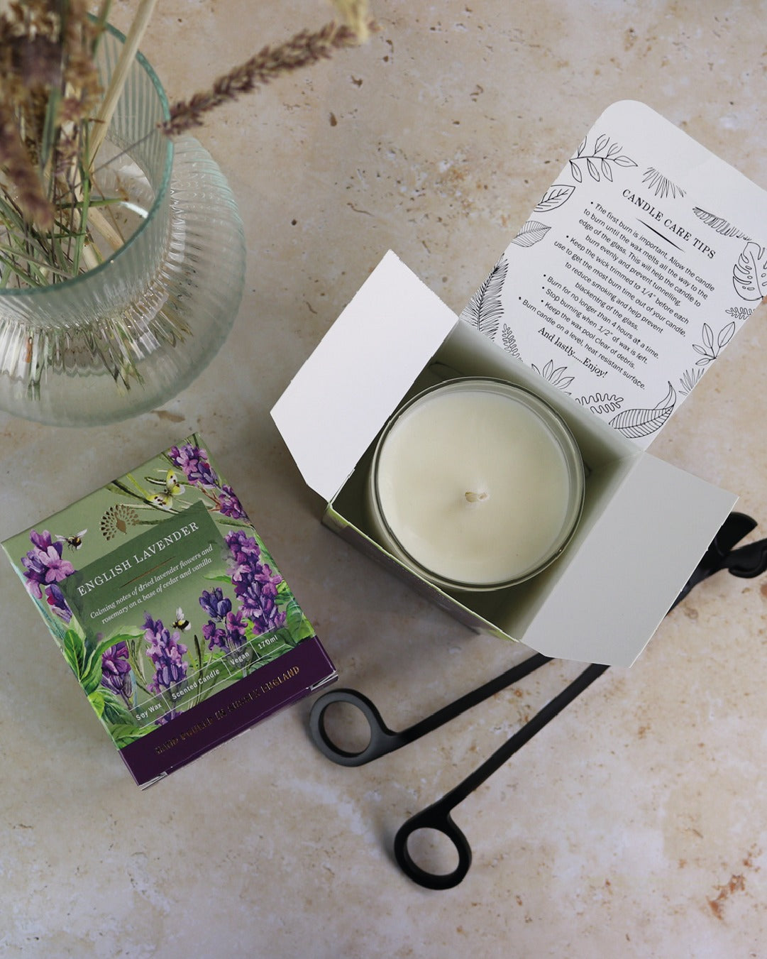 English SC HERITAGE Collection Soya Duftlys - Duftlys - JK-Shop