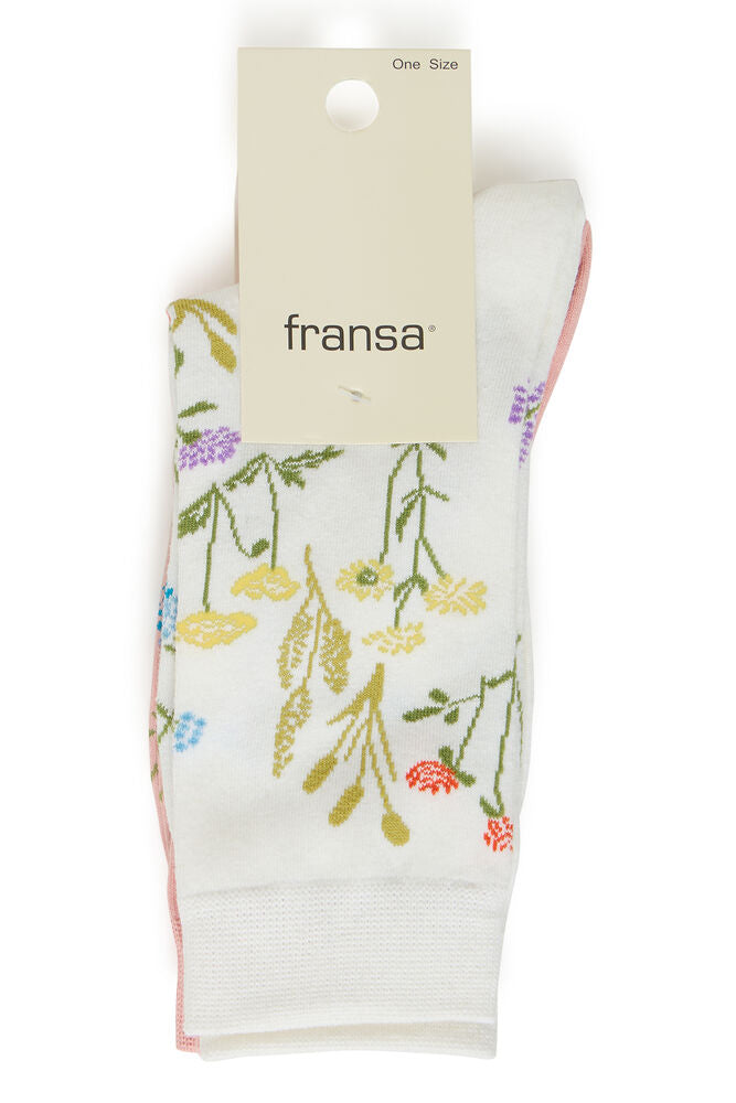 FRANSA, FLORANA 1 SOCK 2-PACK - Sokker - JK-Shop