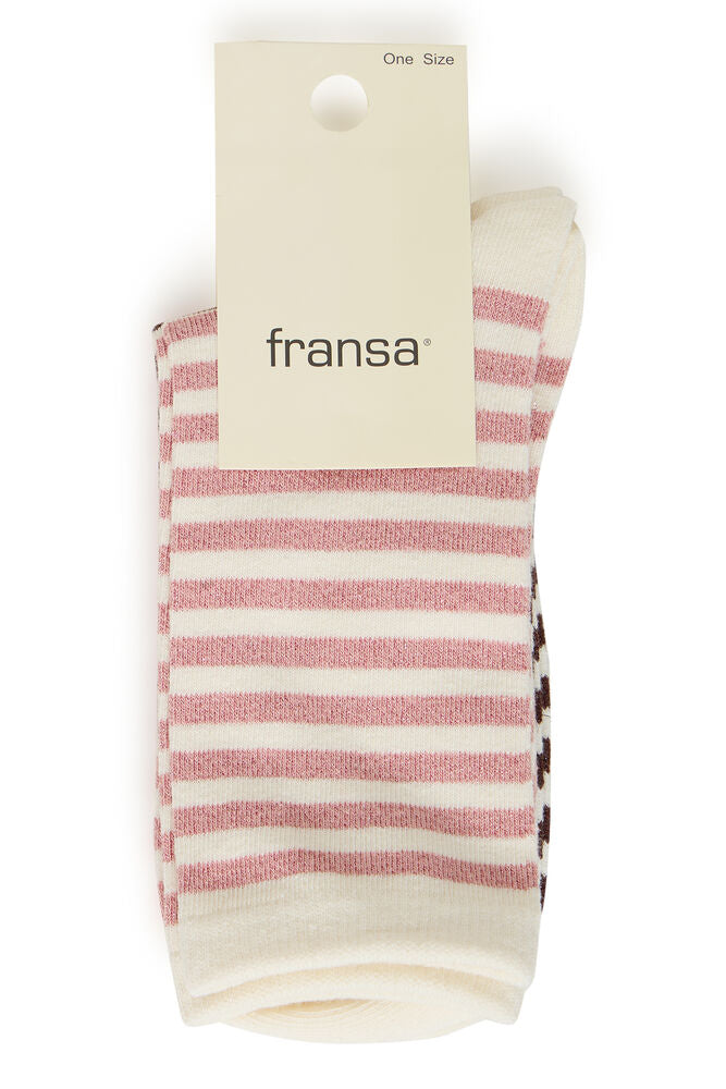 FRANSA, FLORIS 1 SOCK 2-PACK - Sokker - JK-Shop