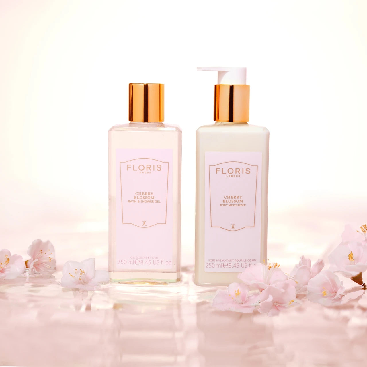 Floris London Cherry Blossom Bath & Shower Gel 250 ml. - Dusjsåpe - JK-Shop