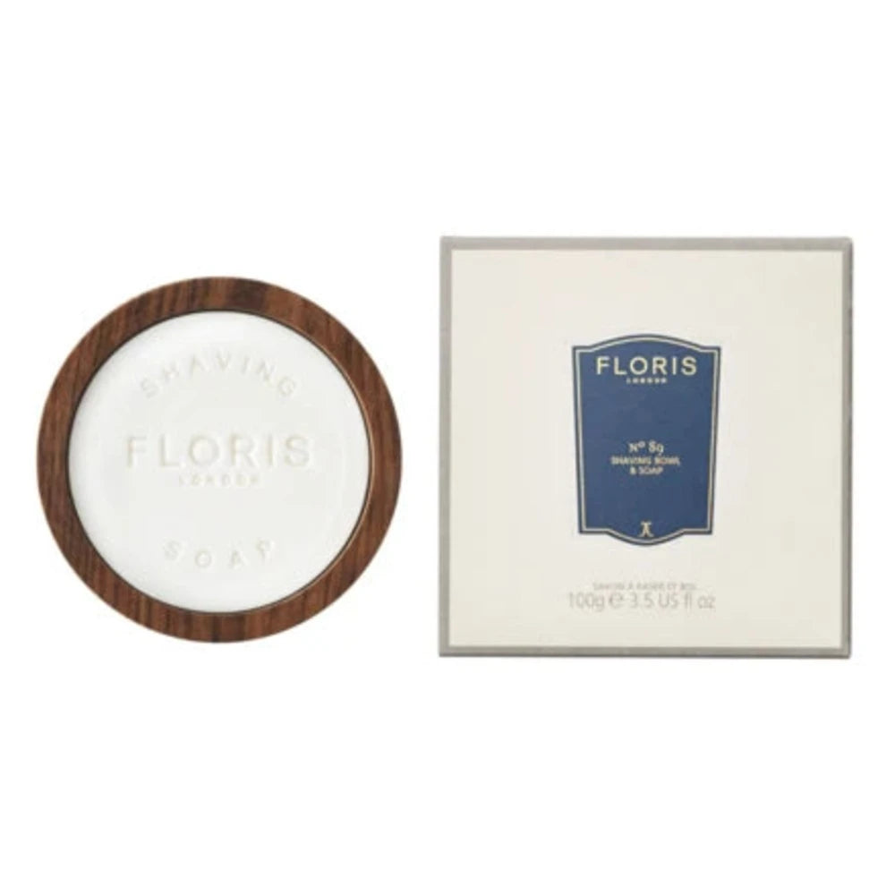 Floris No.89 Barbersåpe i treskål 100 gr. - Barbersåpe - JK-Shop