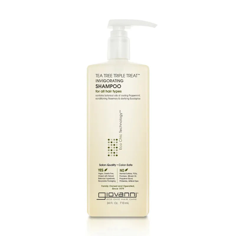 Giovanni tea tree triple treat shampoo 710 ml - Sjampo - JK-Shop