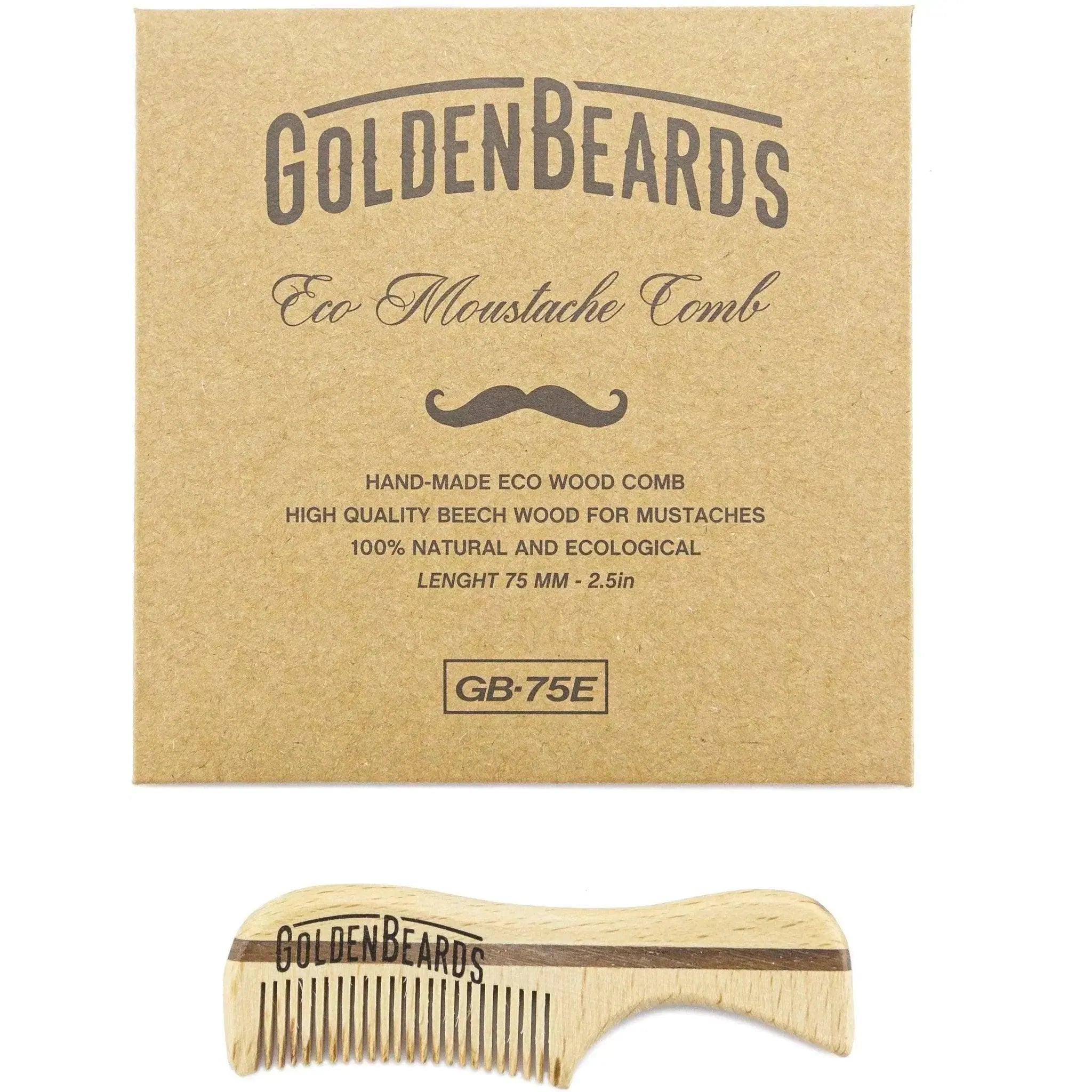 Golden Beards Eco Moustache Comb 7,5CM-Bartekam-JKSHOP