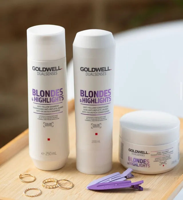 Goldwell Blondes & Highlights Anti-Yellow Conditioner 200ml - Balsam - JK-Shop