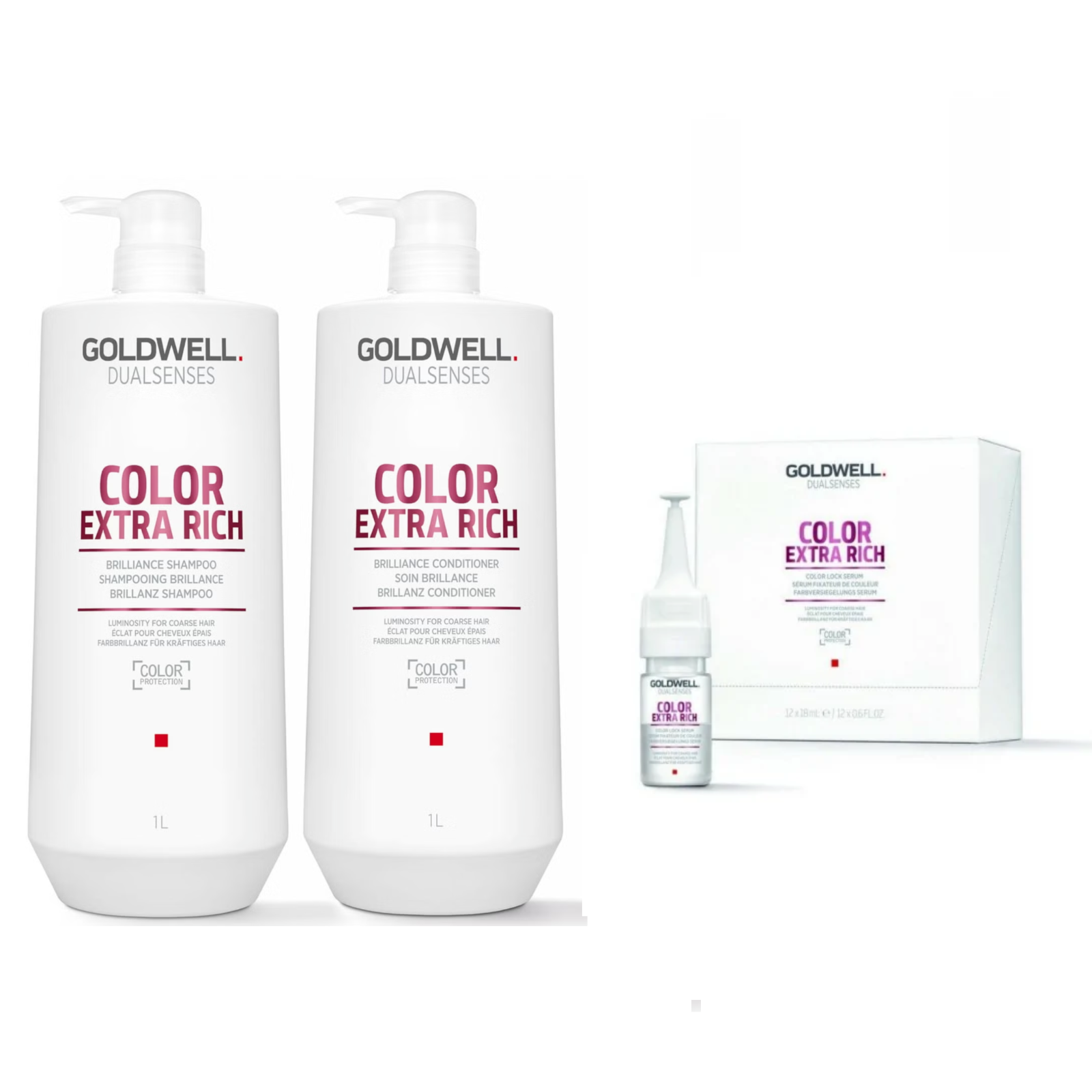 Goldwell COLOR EXTRA RICH Brilliance Conditioner 1000ml - Balsam - JK-Shop