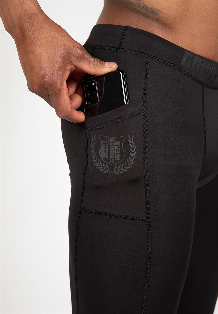 Gorilla Wear Smart Tights, Black - - JK-Shop