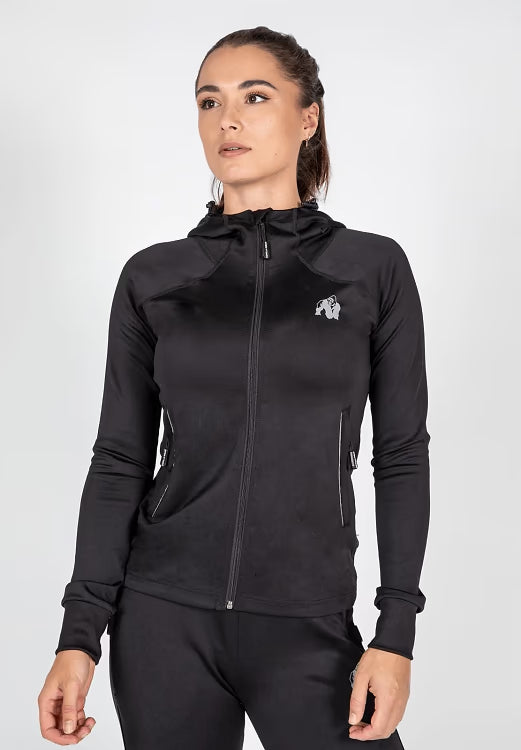 Gorilla wear, Halsey Track Jacket - Black - Treningsjakker & vester - JK-Shop