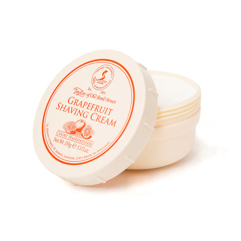 Grapefruit Shaving Cream Bowl 150 g - Barberkrem - JK-Shop